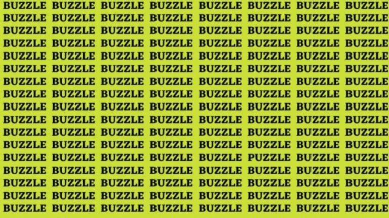 Optical Illusion: If you have Hawk Eyes find the Word Puzzle in 15 Secs