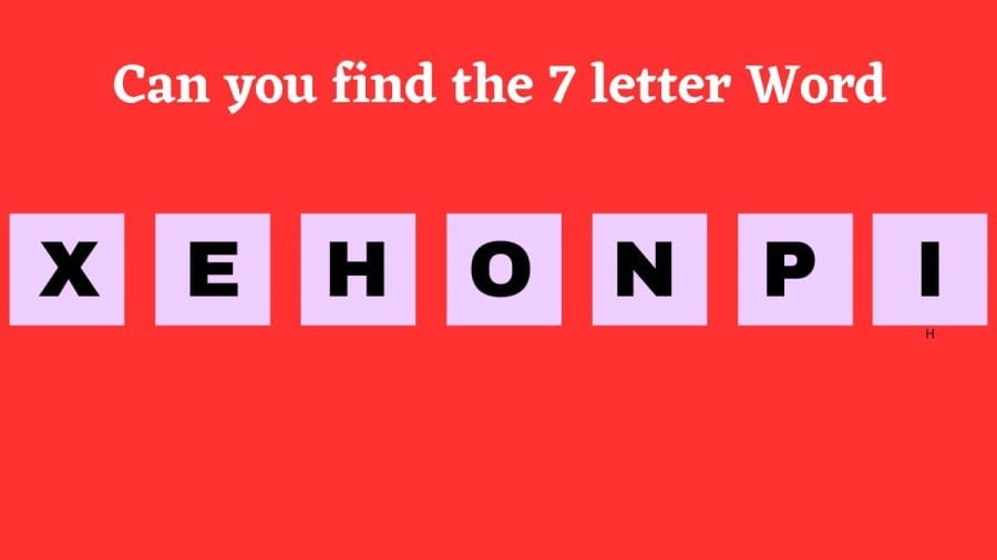 Brain Teaser Scrambled Word Finding: Can you Guess the 7 Letter Word in 8 Seconds?