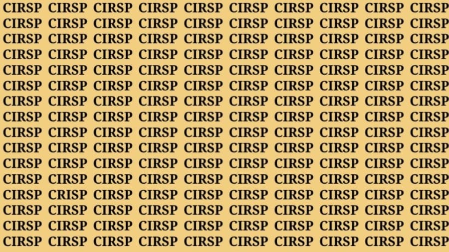 Brain Teaser: If you have Sharp Eyes Find the word Crisp in 15 secs