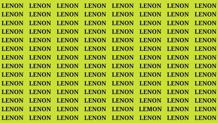 Brain Teaser: If You Have Hawk Eyes Find The Word Lemon In 15 Secs