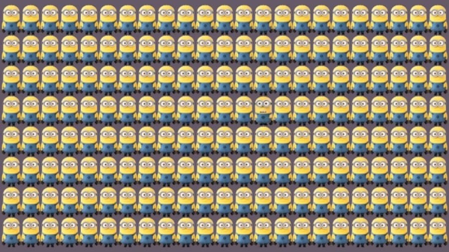 Optical Illusion Challenge: Can you find the Odd Minion in this picture within 12 seconds?