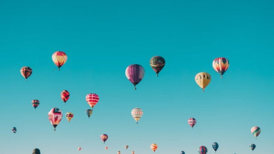 Optical Illusion Eye Test: You Need To Look Twice To Locate The Kite Among These Hot Air Balloons