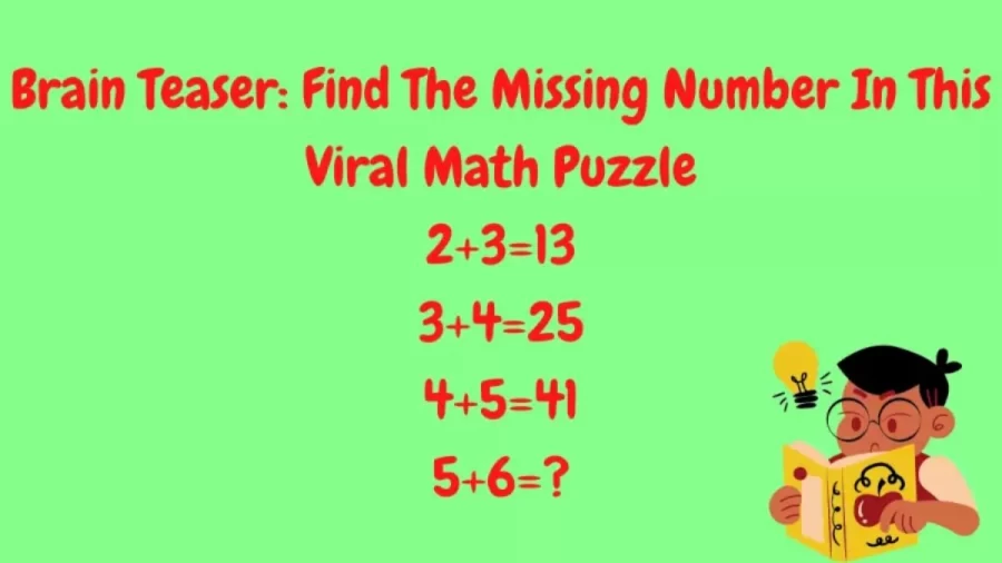 Brain Teaser Viral Math Puzzle: Find The Missing Number