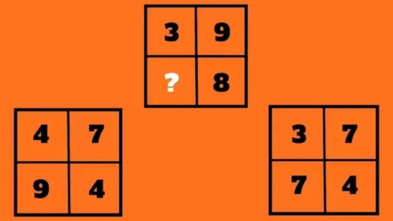 Brain Teaser – Can You Find The Missing Number? Magic Math Puzzles