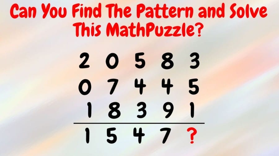 Brain Teaser: Can You Find the Pattern and Solve this MathPuzzle?