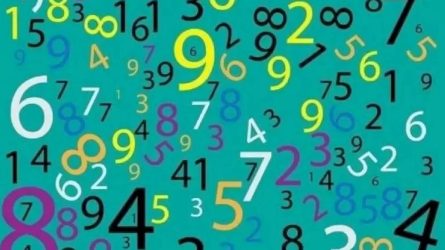 Brain Teaser: Can You Spot The Number Zero In 20 Seconds?