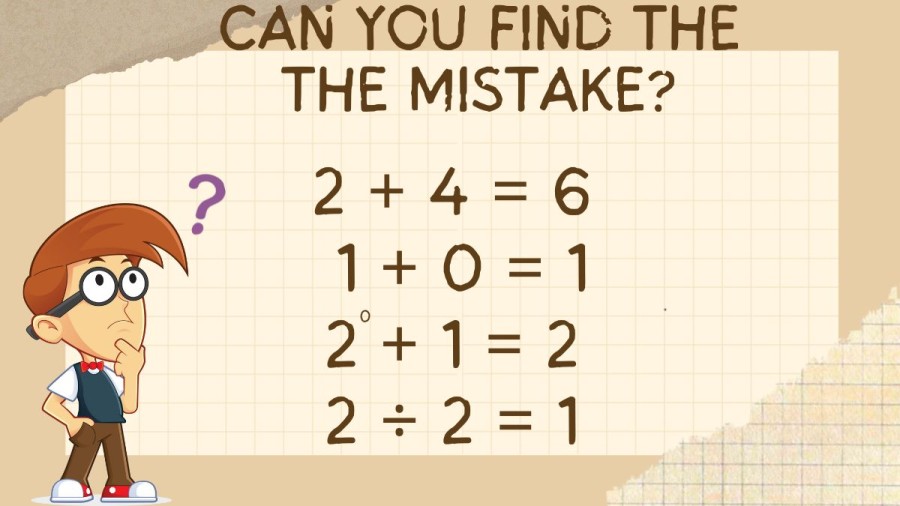 Brain Teaser: Can you Find the Mistake in this Image in 30 Secs?