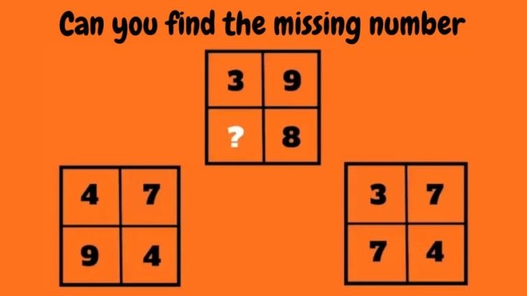 Brain Teaser – Can You Find The Missing Number In This Mathematical Puzzle?