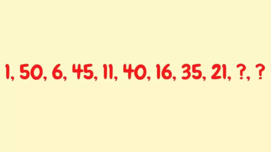 Brain Teaser - Complete The Series In This Math Series Puzzle?