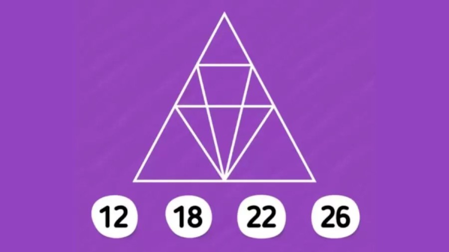 Brain Teaser Eye Test: How many Triangles are here?