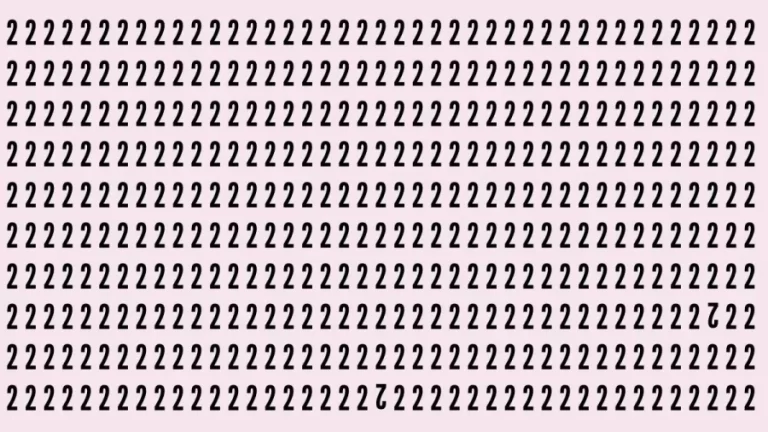 Brain Teaser: How Many Inverted 2 Can You Find?