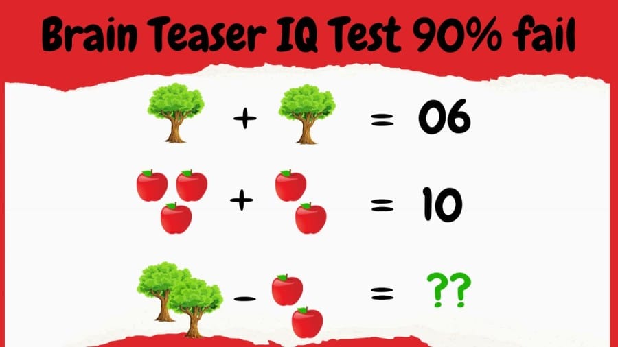 Brain Teaser IQ Test 90% fail