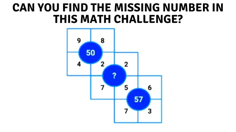Brain Teaser IQ Test: Can you Find the Missing Number in this Math Challenge?