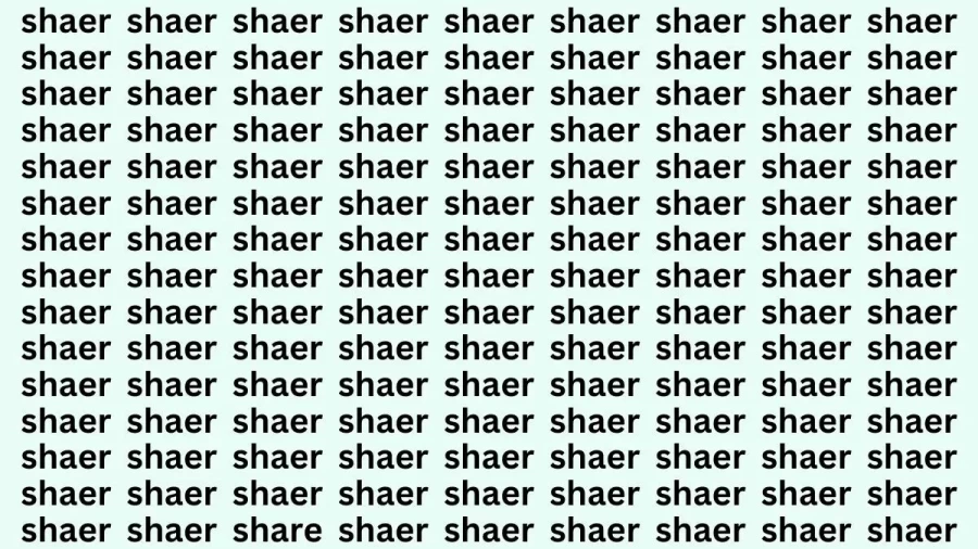 Brain Teaser: If You Have Eagle Eyes Find Share In This Picture In 25 Secs