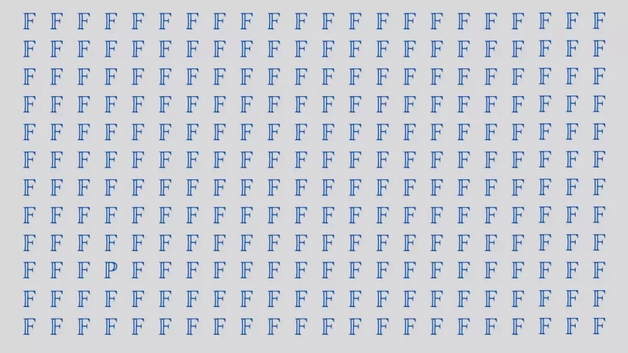 Brain Teaser: If You Have Sharp Eyes Find P Among F In 15 Secs