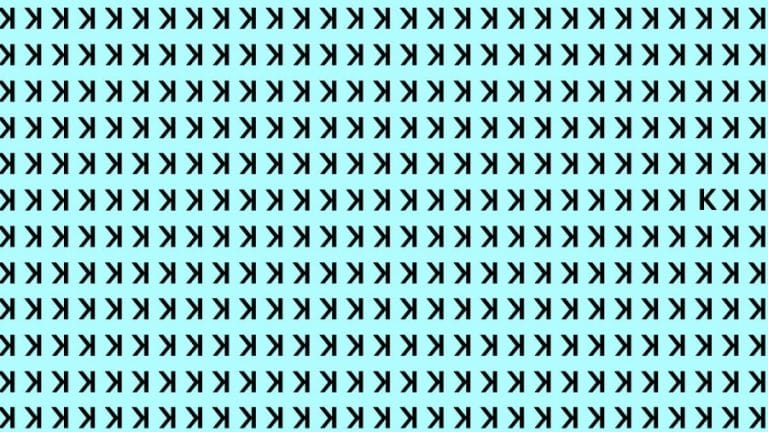 Brain Teaser: If you have Eagle Eyes find the K in 15 Secs