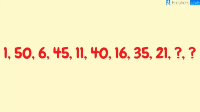 Brain Teaser Math Puzzle – Can You Guess What Comes Next In This Math Series Puzzle?