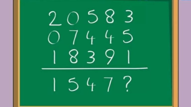 Brain Teaser Math Puzzle: What Number should Replace the Question Mark in this?