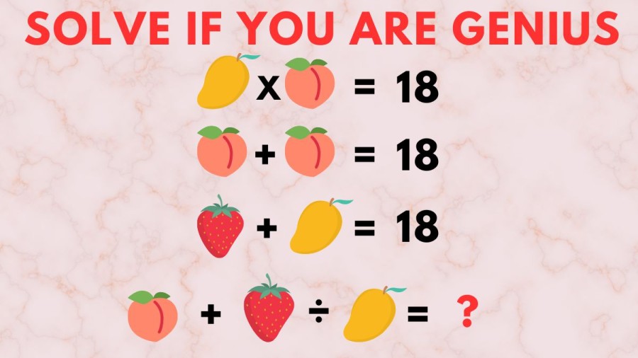 Brain Teaser Maths Puzzle: Solve If You Are Genius