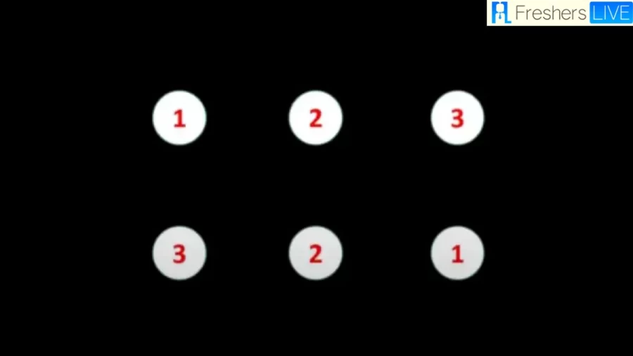 Brain Teaser Picture Puzzle: Connect 1 to 1, 2 to 2 and 3 to 3 Without Crossing Lines