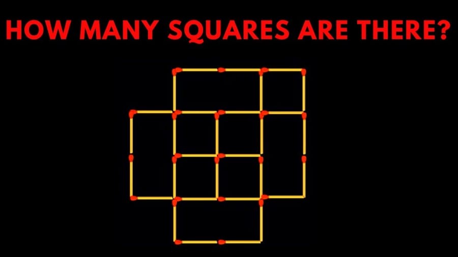 Brain Teaser Puzzle To Test Your IQ: How Many Squares Are There?
