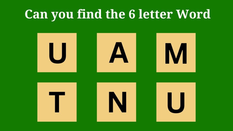Brain Teaser Scrambled Word: Can you Guess the 6 Letter Word in 13 Seconds?