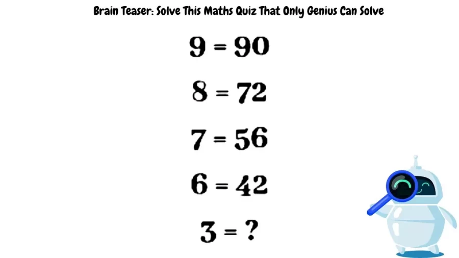 Brain Teaser: Solve This Maths Quiz That Only Genius Can Solve