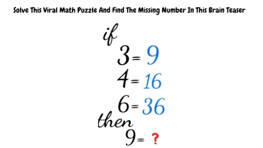 Brain Teaser – Solve This Viral Math Puzzle And Find The Missing Number