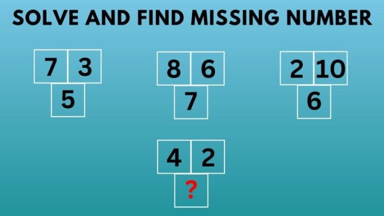 Brain Teaser: Solve and find missing number | Viral Maths Puzzle