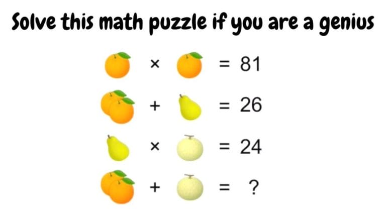 Brain Teaser: Solve this math puzzle if you are a genius