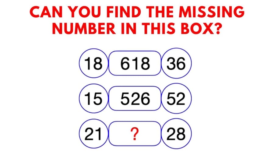 Brain Teaser for Genius Minds: Can You Find the Missing Number in this Box?