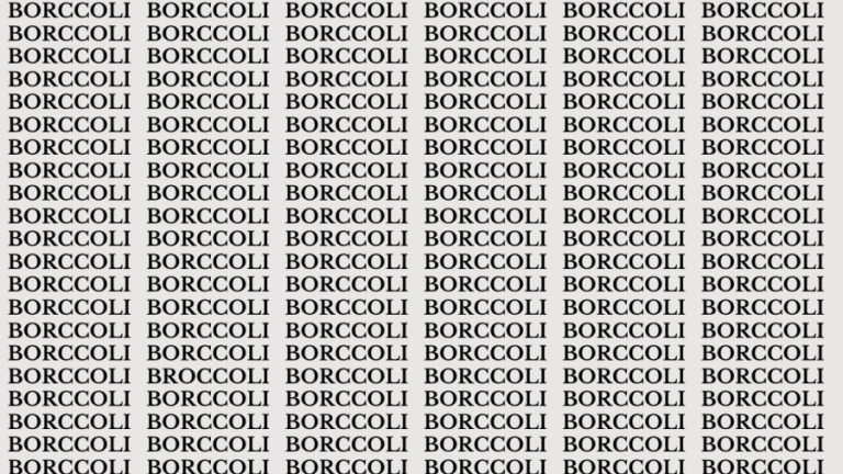 Brain Test : If You Have Sharp Eyes Find The Broccoli in 18 secs