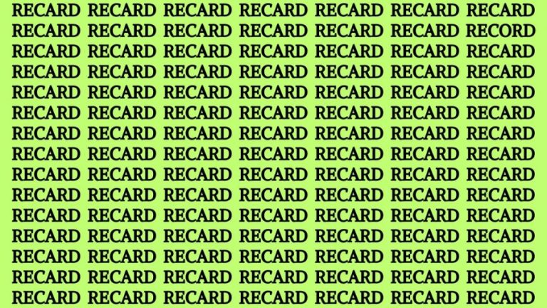 Brain Test: If you have Eagle Eyes Find the word Rice among Rise in 15 Secs