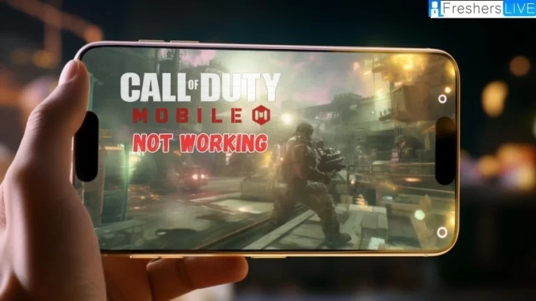 COD Mobile Not Working: Why is Call of Duty Mobile Not Working? How to Fix Call of Duty Mobile Not Working?