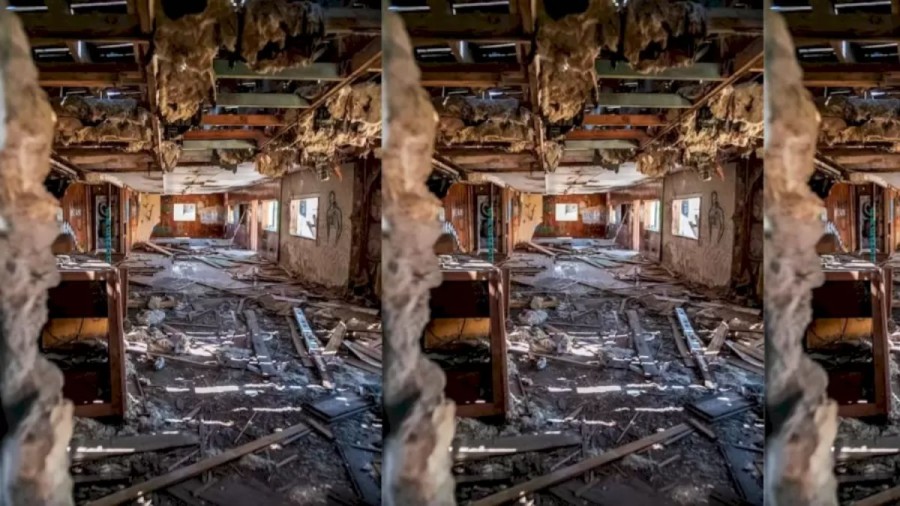 Can You Find The Spider Web In This Abandoned Place Optical Illusion In Less Than 16 Seconds?