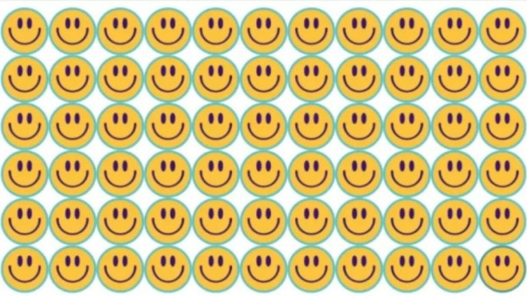 Can you Circle the Odd Emoji in this Brain Teaser Picture Puzzle in 15 secs?