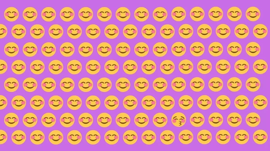 Kiss Day Optical Illusion: Try To Find The Kiss Emoji In This Kiss Day Optical Illusion Image Within 17 Seconds
