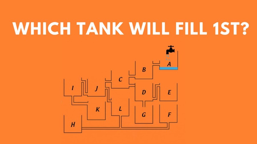 Logical Brain Teaser: Which Tank Will Fill 1st? Test Your IQ
