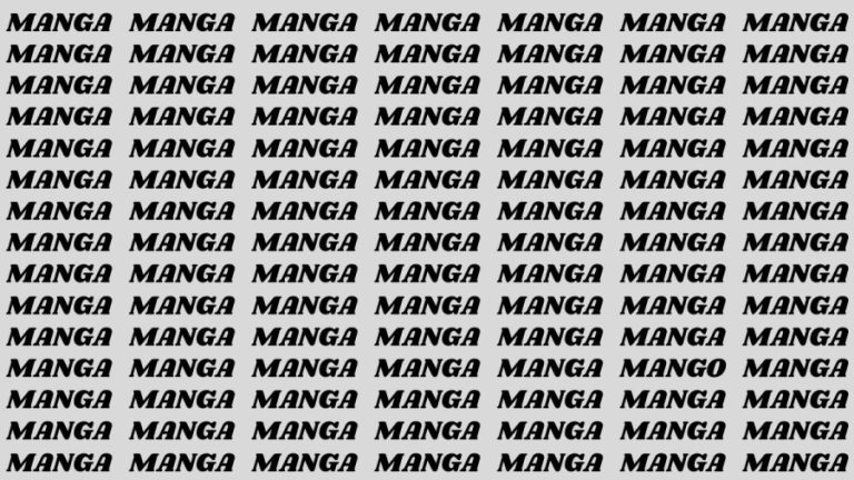 Observation Skill Test: If You Have Eagle Eyes Find The Word Mango In 20 Secs