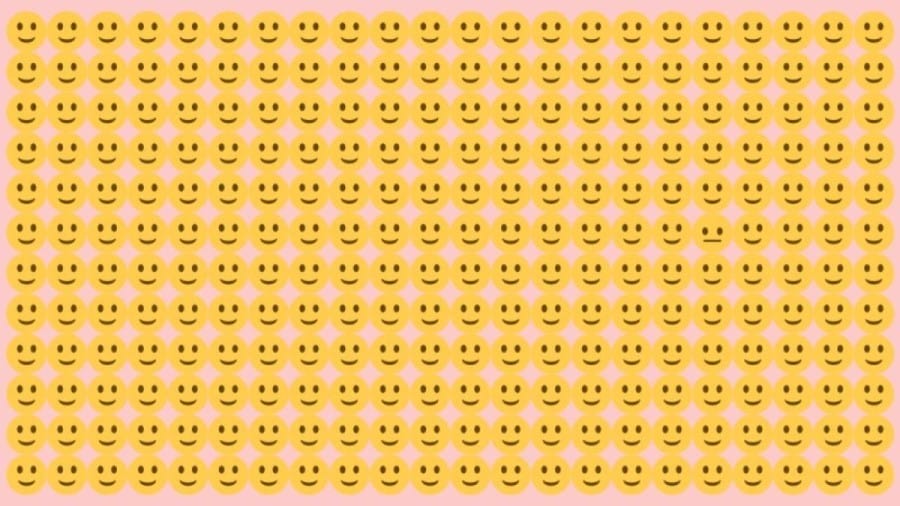 Optical Illusion Challenge: Can you identify the Odd Emoji in this picture within 8 seconds?