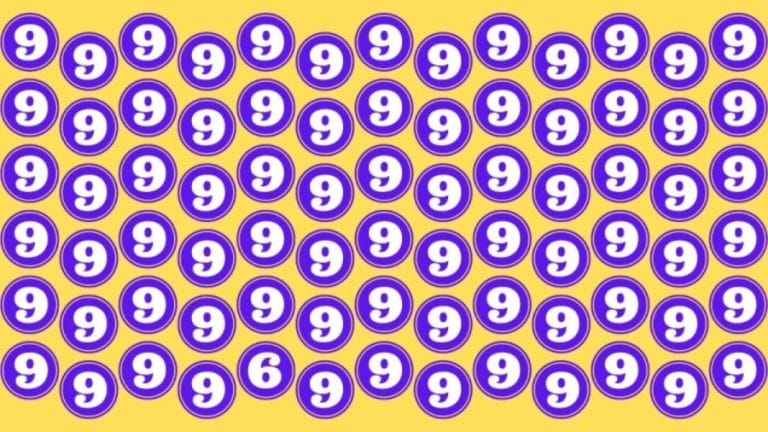 Optical Illusion Challenge: If you are good at numbers spot the Hidden Number 6 in the given picture within 8 secs