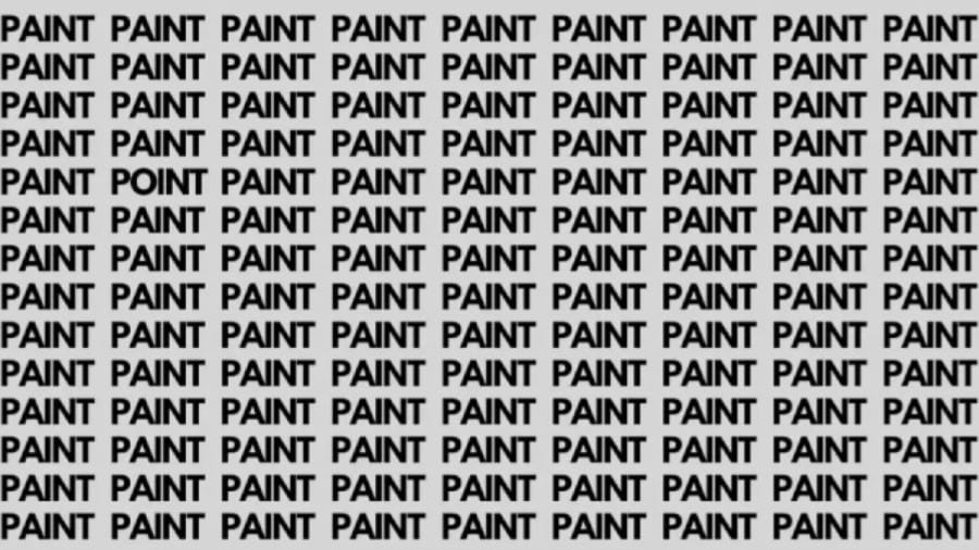 Optical Illusion: If You Have Sharp Eyes Find Point Among Paint In 15 Secs