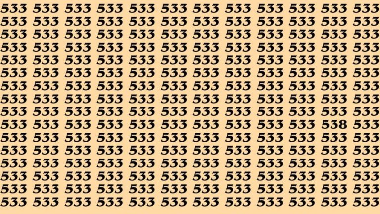 Optical Illusion: If you have Sharp Eyes Find the Number 18 among 13 in 10 Secs