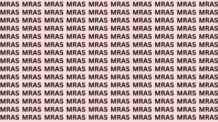 Optical Illusion for Sharp Eyes: Find the Word Mars in 22 Secs