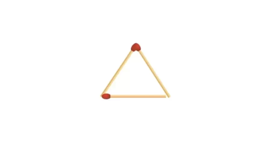 Brain Teaser: Can You Move 1 Matchstick To Make A Perfect Square? Matchstick Puzzle