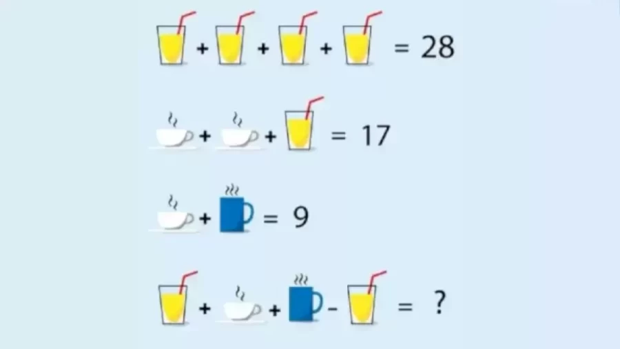 Brain Teaser To Test Your IQ - Can You Solve This Tricky Math Puzzle?