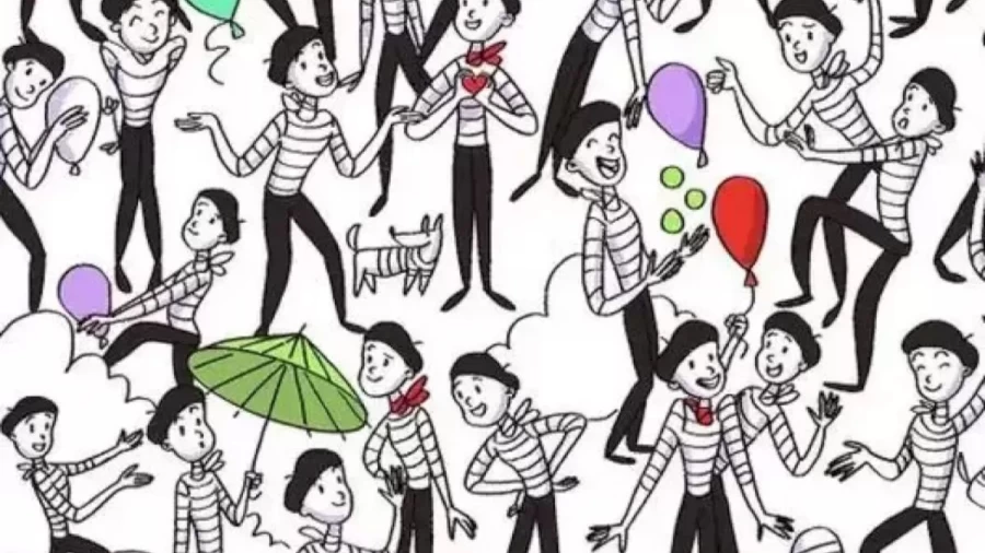 Can You Spot the Thief Among These Mimes? Explanation And Solution To The Optical Illusion