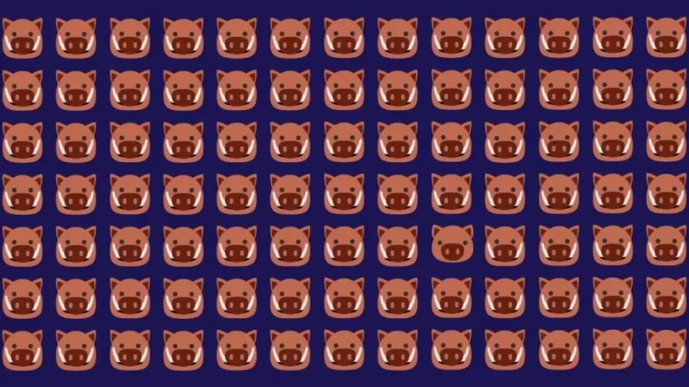 Optical Illusion Eye Test: If You Have Hawkeyes Find The Pig Among These Warthogs Within 20 Seconds