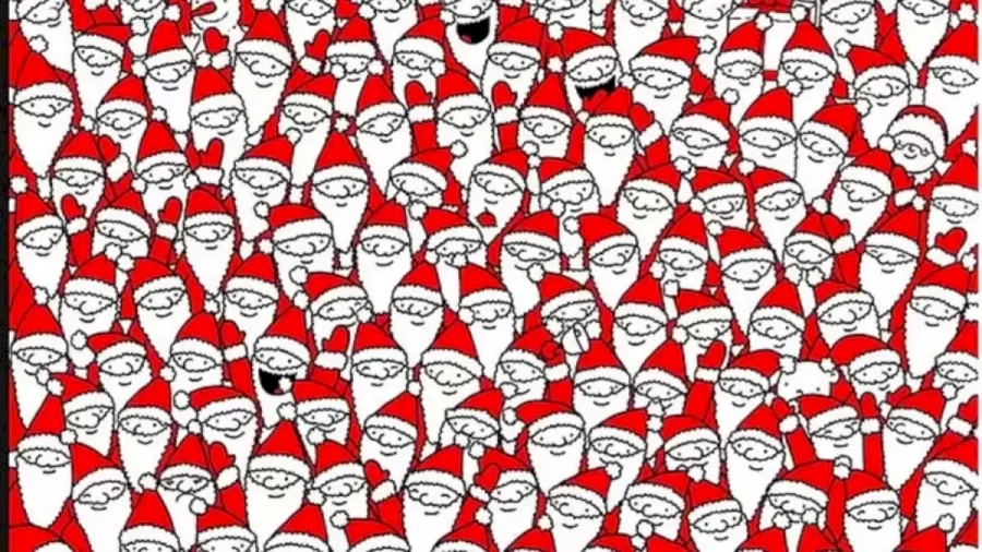 Optical Illusion Eye Test: Only 1% Can Spot The Hidden Glove In the Christmas Hall Picture within 7 secs!