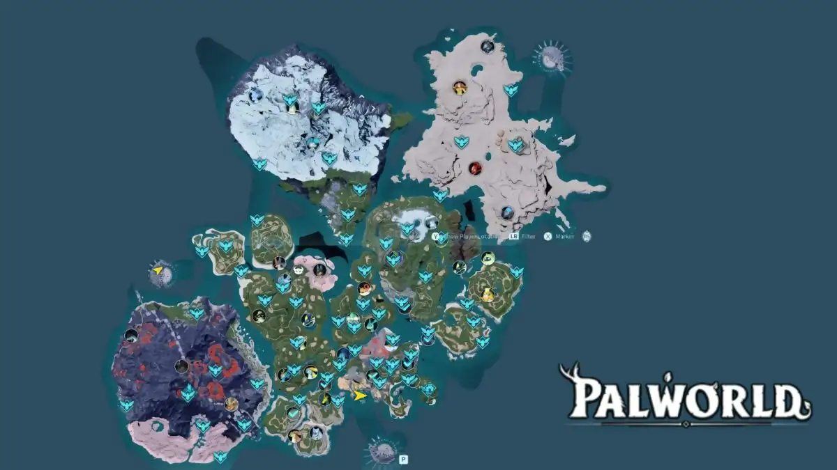 Palworld Interactive Map, All Base Upgrades in Palworld